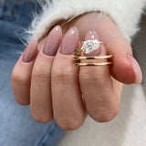 Tressa Diamond Engagement 1 Ring Yellow Gold