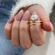 Tressa Diamond Engagement 1 Ring Yellow Gold