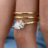 Tressa Diamond Engagement 1 Ring Yellow Gold