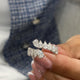 Diamond Statement Fashion Ring 1.75 ct TCW, White Gold 14K