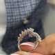 Diamond Statement Fashion Ring 1.75 ct TCW, White Gold 14K