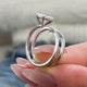 Véradore Ring 1 ct TCW , Solid Gold 14k