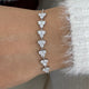 Diamond Chain Bracelet 1.5 ct White Gold