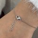 Diamond Chain Bracelet 1.5 ct White Gold