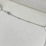 Diamond Pendant Necklace 1.47 Carat White Gold 14K