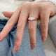Solvaira Ring 1 ct TCW , Solid Gold 14k