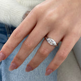 Lévoria Diamond Engagement Ring White Gold