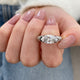 Lévoria Diamond Engagement Ring White Gold