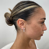 Diamond Drop Earrings 2.2 ct White Gold