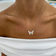Diamond Pendant Necklace 1.2 ct Rose Gold
