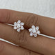 Diamond Stud Earrings 2 ct Rose Gold