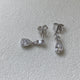 Diamond Drop Earrings 1.3 ct White Gold