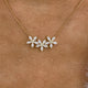 Diamond Pendant Necklace 1.4 ct Yellow Gold