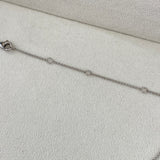 Diamond Pendant Necklace 1.2 ct White Gold