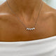 Diamond Pendant Necklace 1.2 ct White Gold