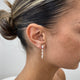 Diamond Dangle Earrings 2.8 ct Rose Gold