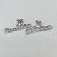 Diamond Drop Earrings 2.6 ct White Gold