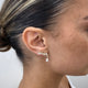 Diamond Drop Earrings 2.6 ct Yellow Gold