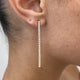 Diamond Drop Earrings 1.4 ct Yellow Gold