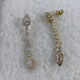Diamond Dangle Earrings 3.6 ct Yellow Gold