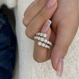 Ring 3.1ct TCW, 14K Gold