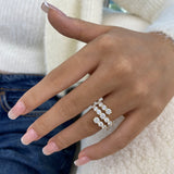 Ring 3.1ct TCW, 14K Gold