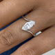 Diamond Solitaire Ring 0.8 ct White Gold