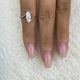 Solitaire Ring 0.9 ct TCW , Solid Gold 14k