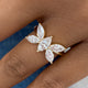 Diamond Cluster Ring 1.7 ct Yellow Gold