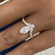 Diamond Cluster Ring 1.4 ct Rose Gold