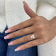 Cluster Ring 1.4 ct TCW , Solid Gold 14k