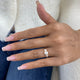 3 Stone Ring 1 ct TCW , Solid Gold 14k