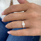 3 Stone Ring 1 ct TCW , Solid Gold 14k