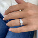 Ring 1.1ct TCW, 14K Gold