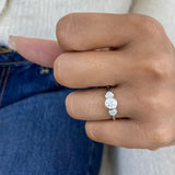 Ring 1.1ct TCW, 14K Gold