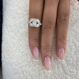 Ring 2.9ct TCW, 14K Gold