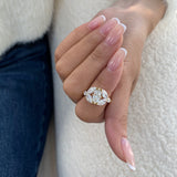 Ring 2.9ct TCW, 14K Gold