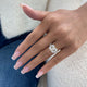 Ring 2.9ct TCW, 14K Gold