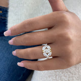 Ring 2.9ct TCW, 14K Gold