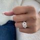 Ring 2.9ct TCW, 14K Gold