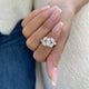 Ring 2.9ct TCW, 14K Gold