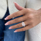 Ring 2.9ct TCW, 14K Gold