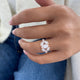 Ring 2.9ct TCW, 14K Gold