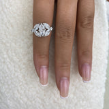 Ring 2.8ct TCW, 14K Gold