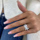 Ring 3.3ct TCW, 14K Gold