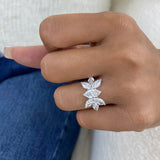 Ring 3.3ct TCW, 14K Gold