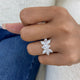 Ring 3.3ct TCW, 14K Gold