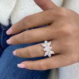 Ring 3.3ct TCW, 14K Gold