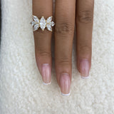 Ring 3.3ct TCW, 14K Gold