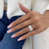 Ring 3.3ct TCW, 14K Gold